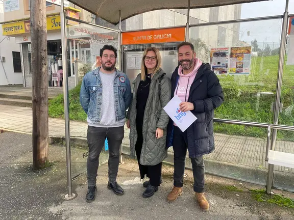 Blan G. Roel e Bibiana Santiso co deputado Paulo R&iacute;os