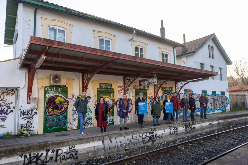 Presentación da campaña na estación de tren de Betanzos-cidade