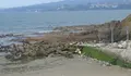 O BNG denuncia o impacto que as obras da depuradora estan tendo na Praia de Gandarío