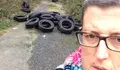 Denunciamos un vertido de pneumáticos no Concello de Coirós en Figueiras
