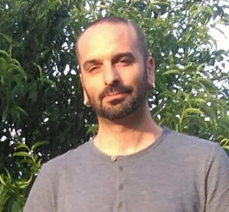 Carlos D&iacute;as, voceiro do BNG en Aranga