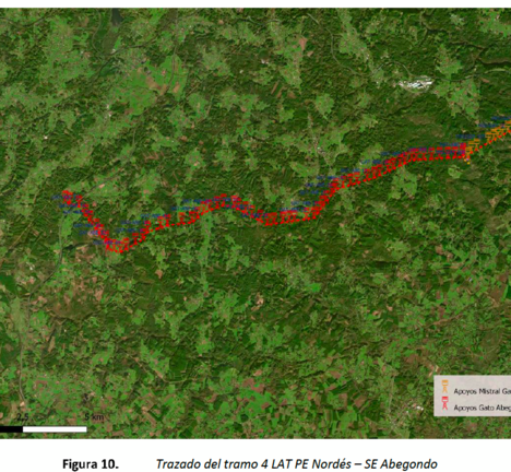 Imaxe do Estudo de impacto do proxecto de Li&ntilde;a de Alta Tensi&oacute;n do PE Nord&eacute;s
