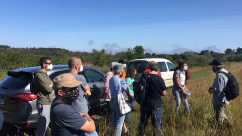 Imaxe da visita de Lu&iacute;s Bar&aacute; e Mercedes Queixas &aacute;s Bra&ntilde;as do Deo